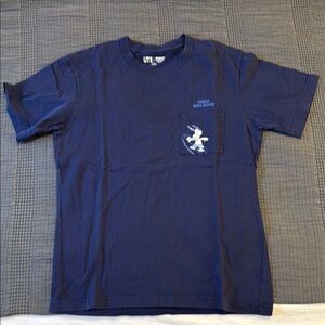 Snoopy Uniqlo Blue Graphic T-Shirt XS